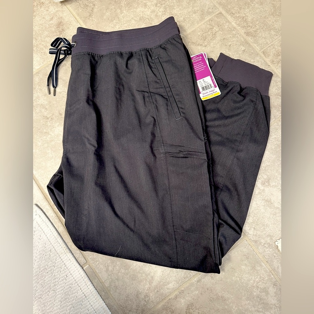 Healing Hands 2X Jogger Scrub Pants